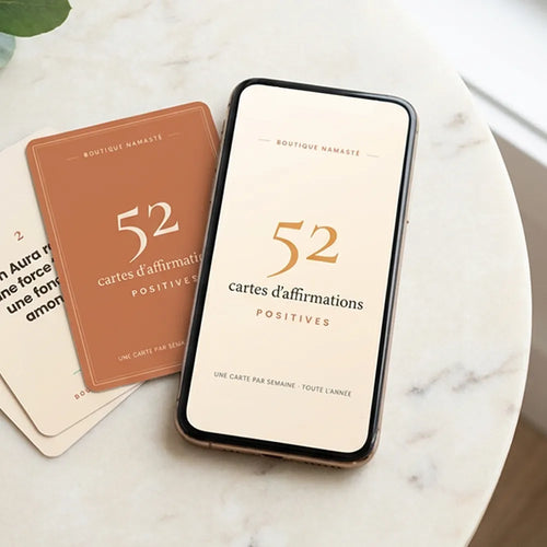 52 Cartes d'Affirmations Positives