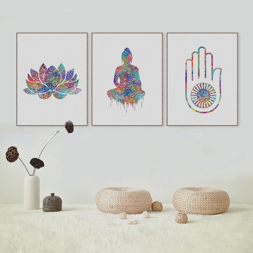 Toiles aux motifs indiens colorés - Boutique Namaste