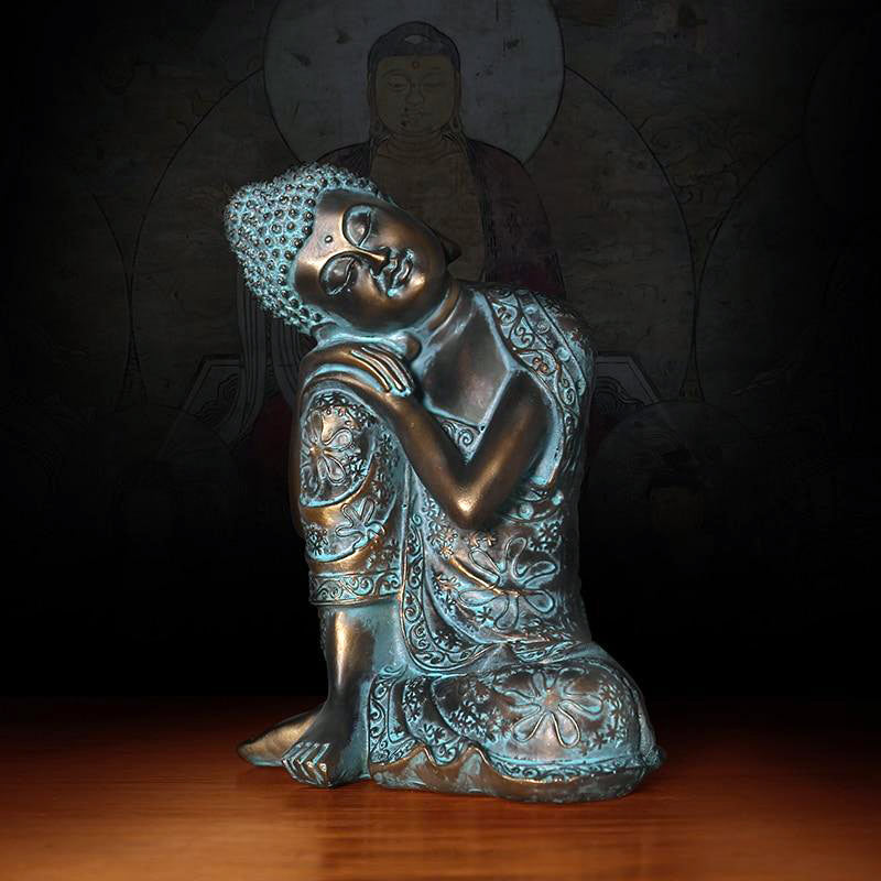 Statuette Bouddha Résine Assis
