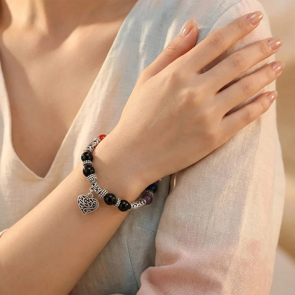 Bracelet 7 Chakras Femme