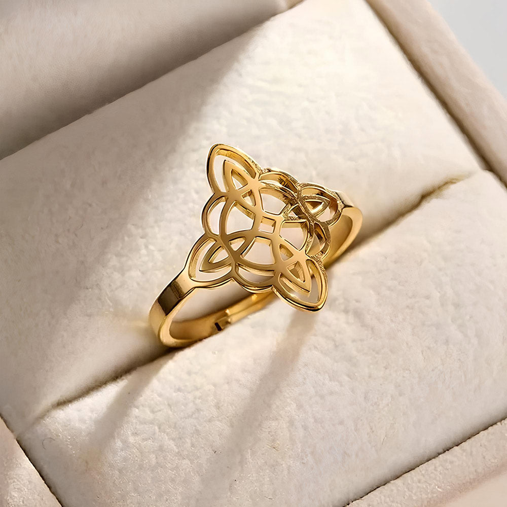 🎁 Bague de Protection &quot;Noeud de Sorcière&quot; (CADEAU)