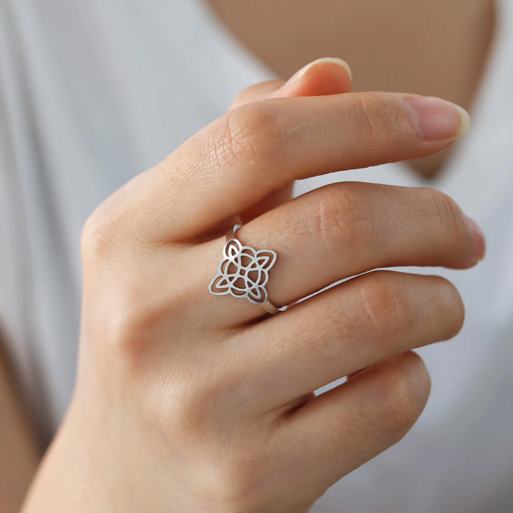 Bague de Protection &quot;Noeud de Sorcière&quot;