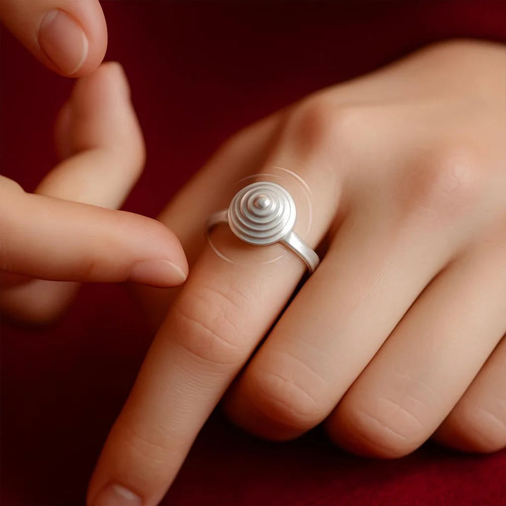 Bague Bouddhiste Porte-Bonheur en Argent 925