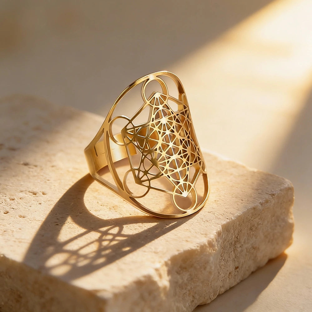 Bague Géométrie Sacrée