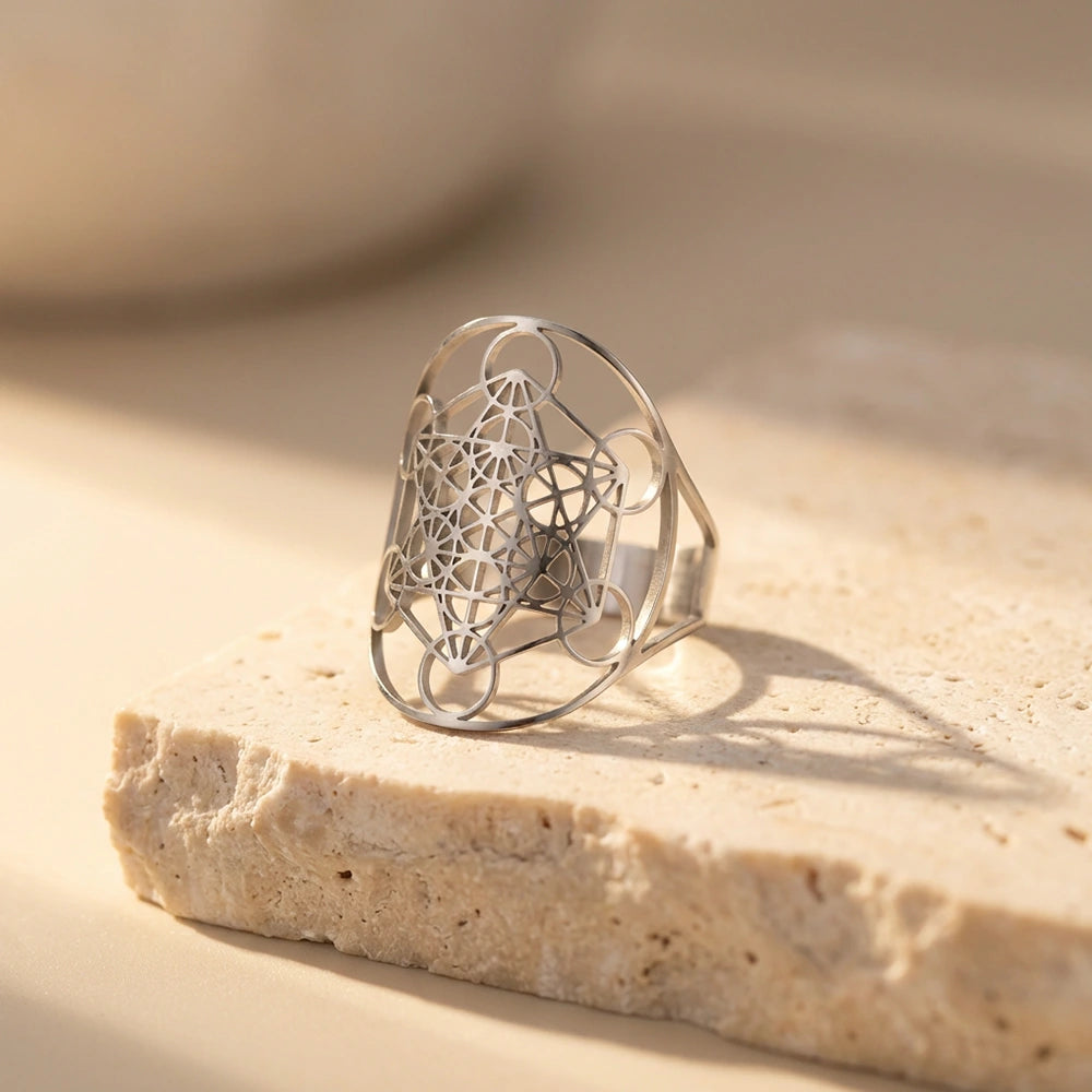Bague Géométrie Sacrée