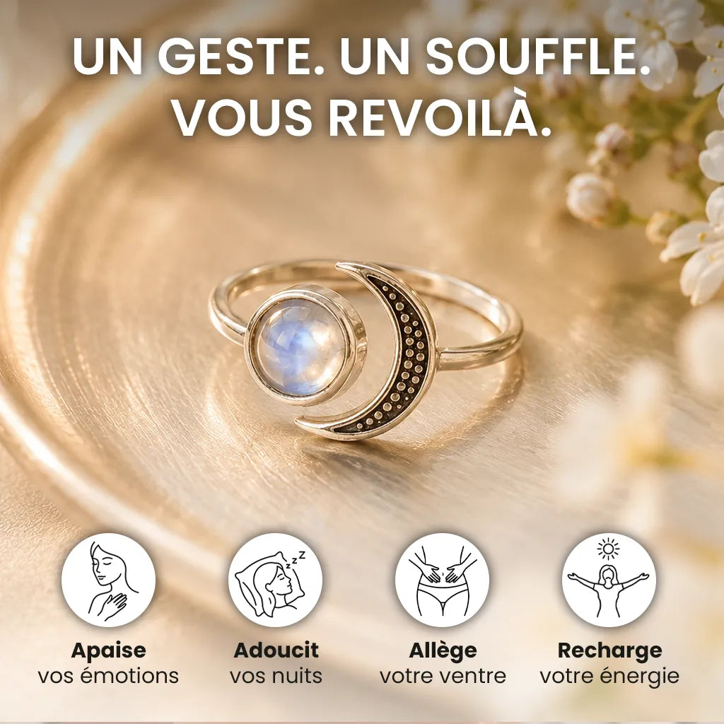 Bague Ajustable "Renaissance Lunaire"