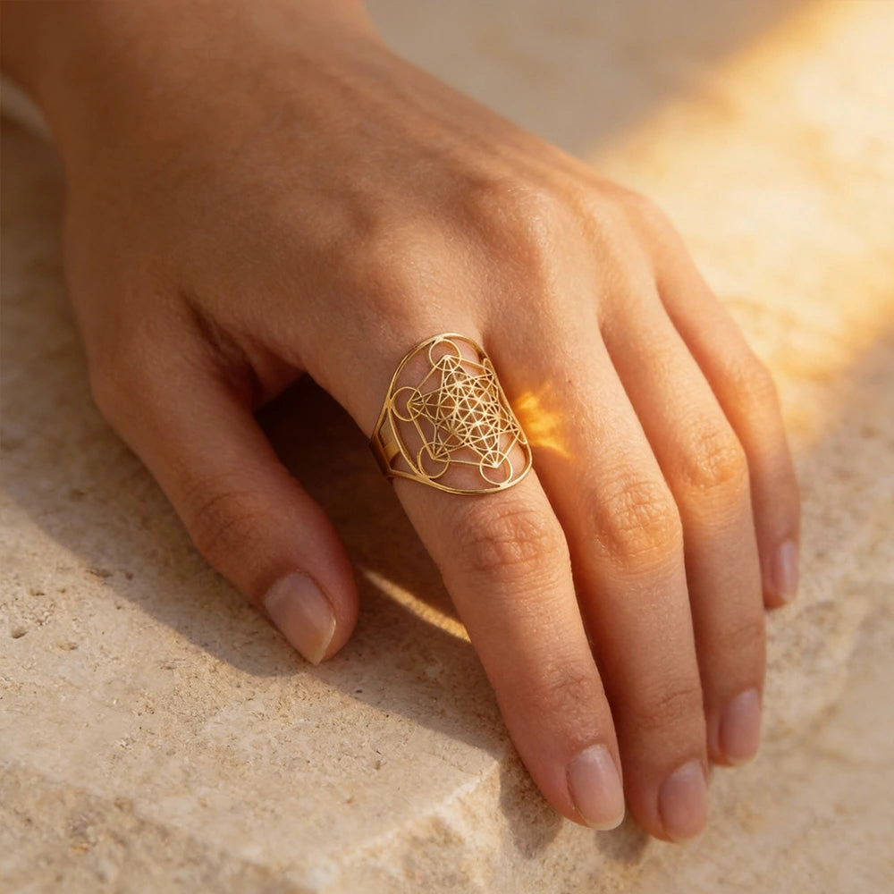 Bague Géométrie Sacrée