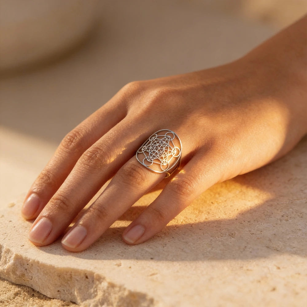 Bague Géométrie Sacrée