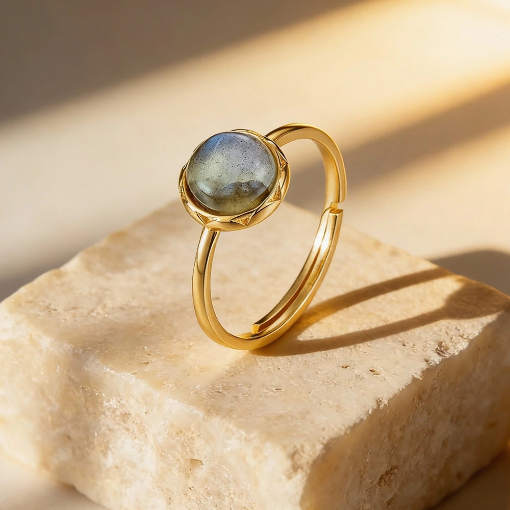 Bague "Douceur" en Labradorite