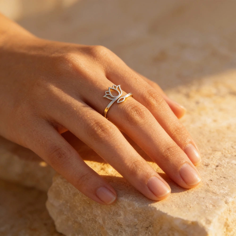 Bague Paix du Lotus