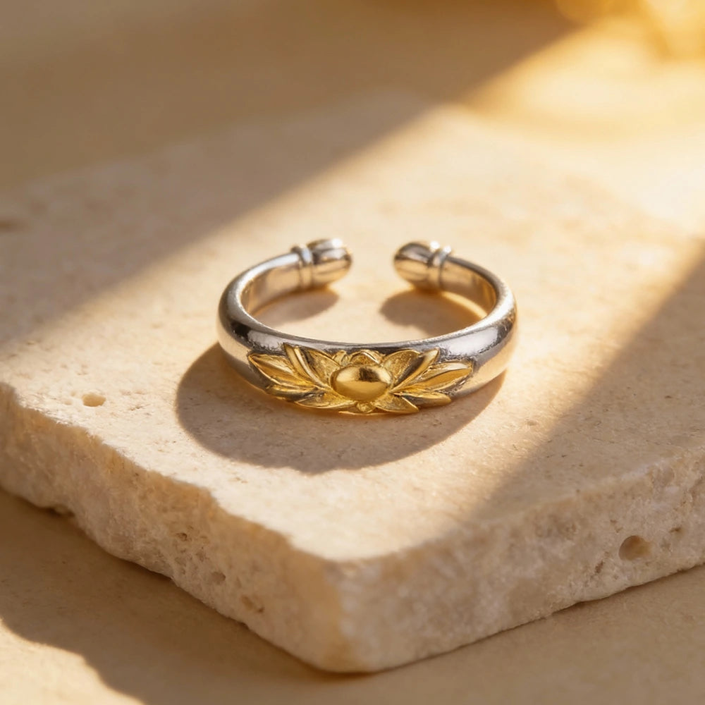 Bague Couronne de Lotus