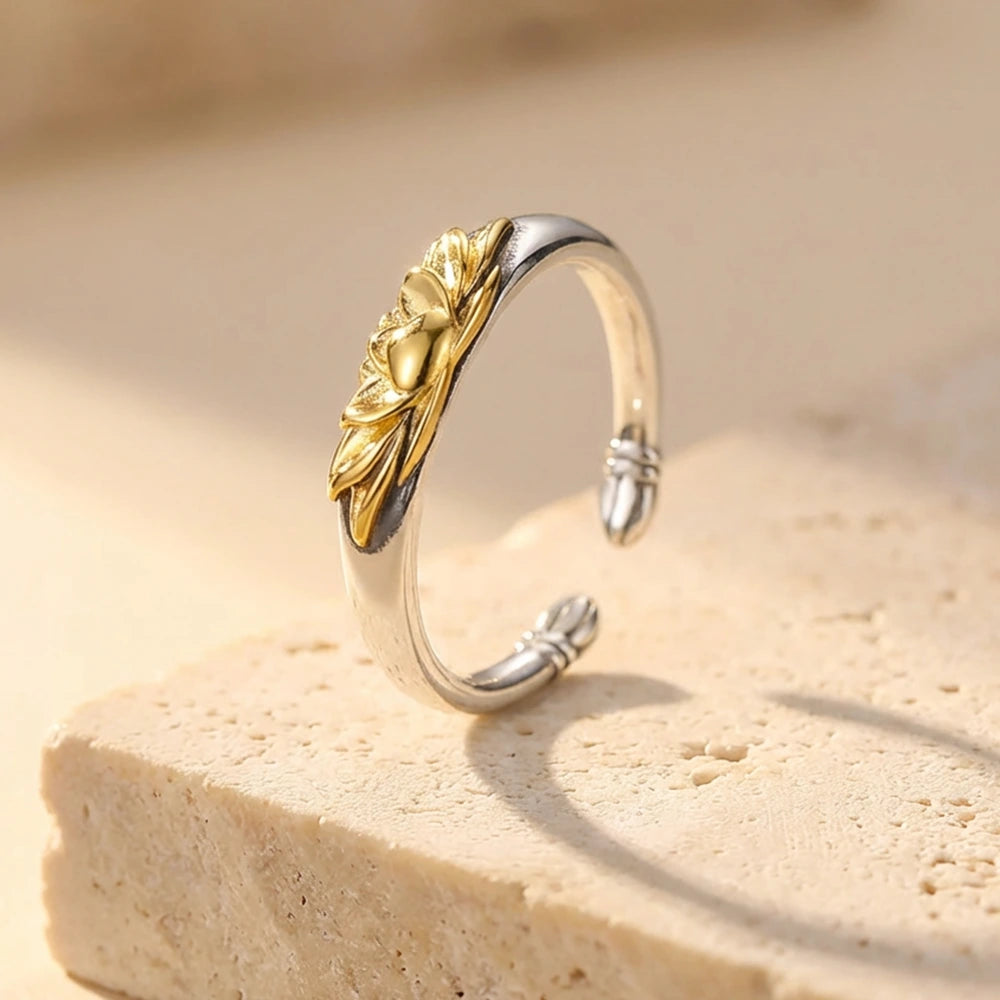 Bague Couronne de Lotus