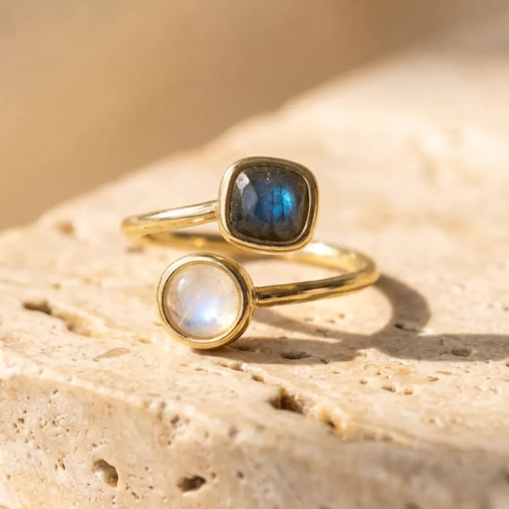 Bague Ajustable  "Renaissance Lunaire"