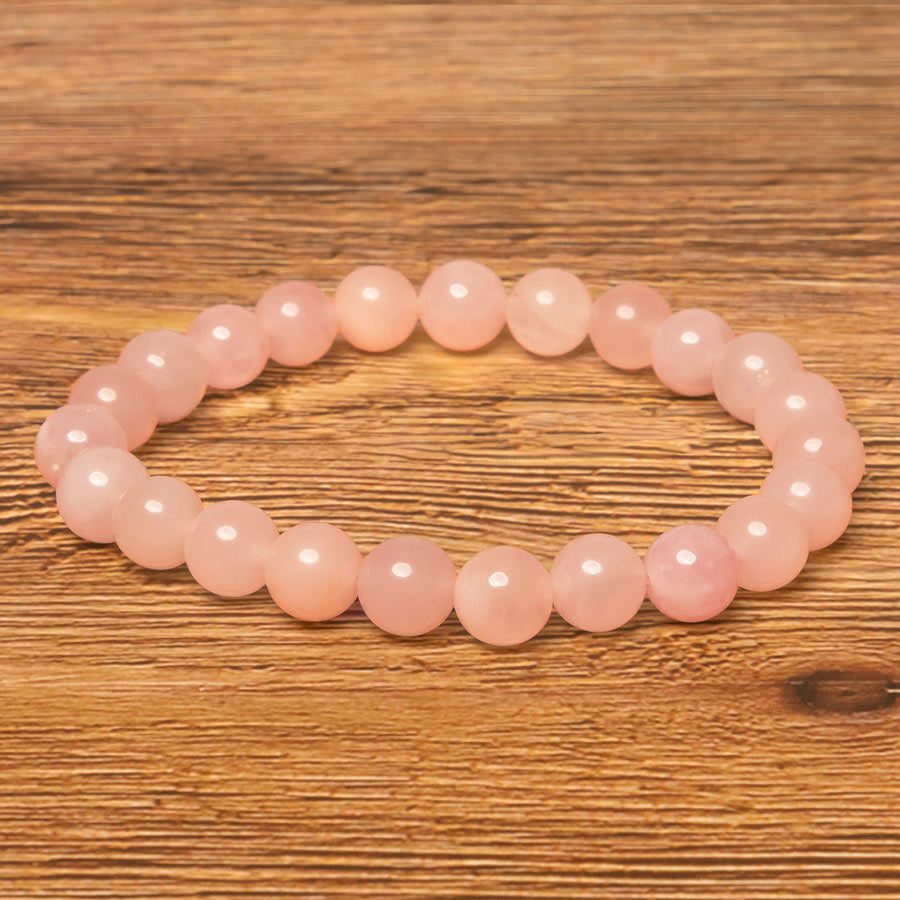 Bracelet en Quartz Rose