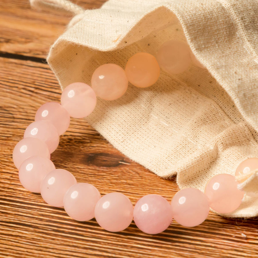 Bracelet en Quartz Rose