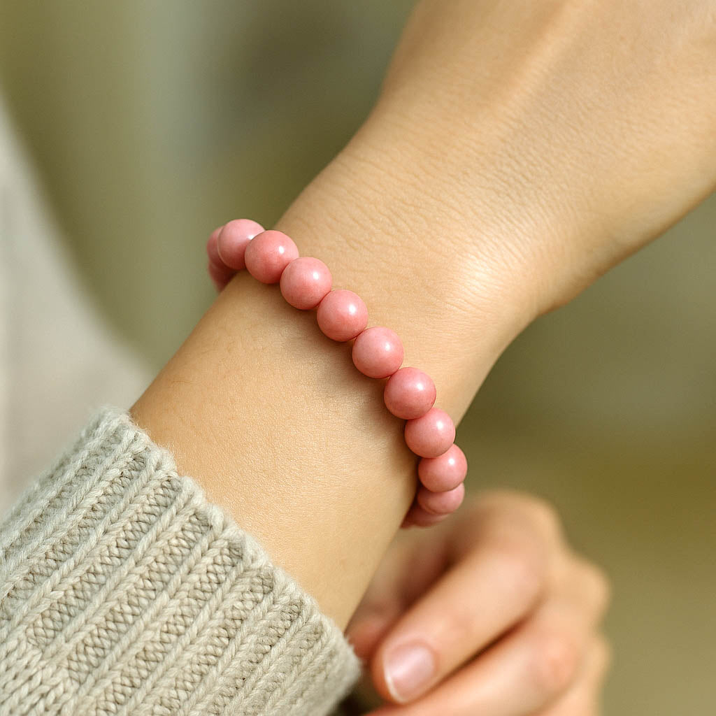 Bracelet en Rhodochrosite
