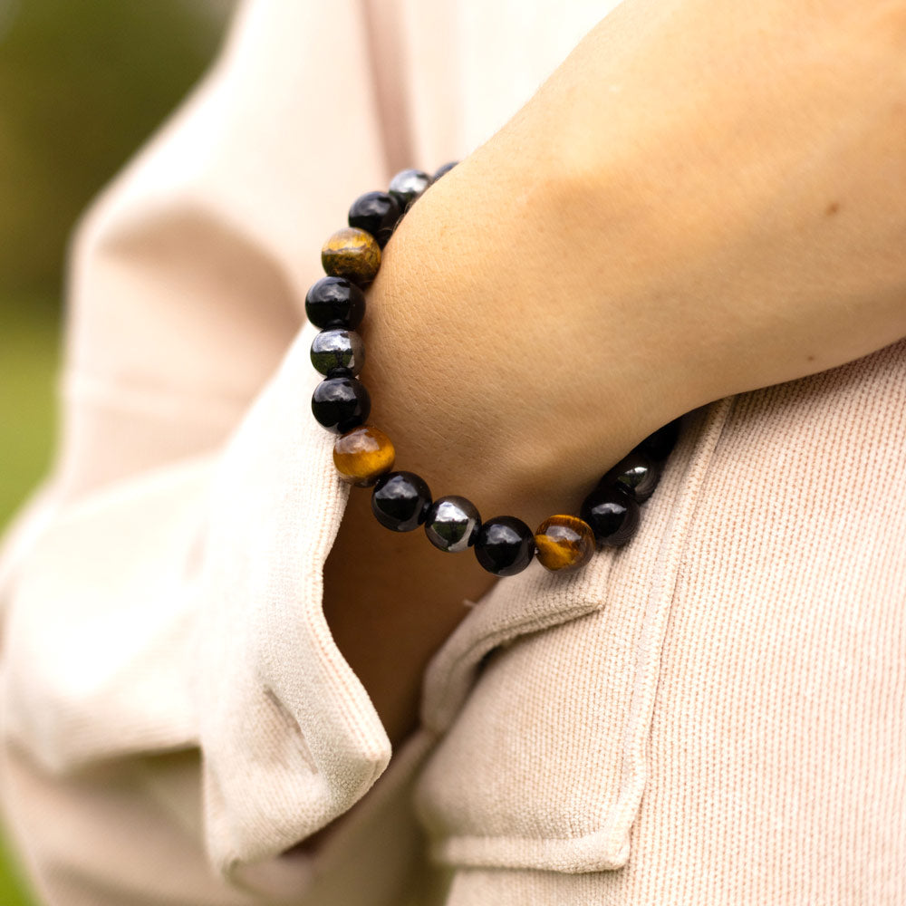Bracelet Tibétain 7 Nœuds Contre Le Mauvais œil - Rouge, Bleu, Jaune - Homme/femme