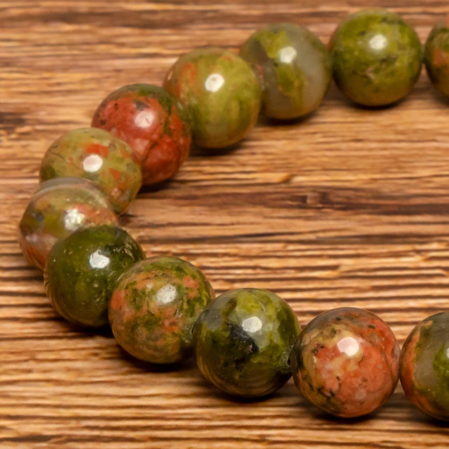 Bracelet en Unakite