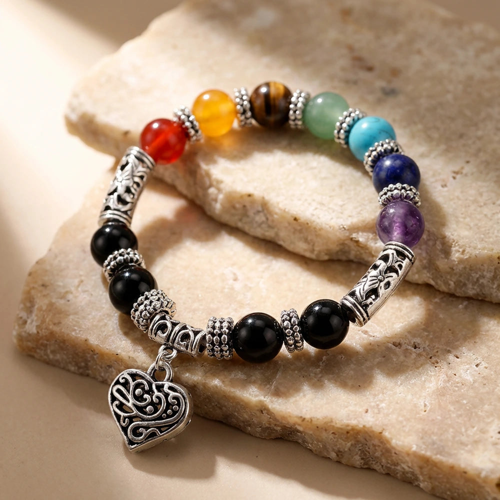 Bracelet 7 Chakras Femme