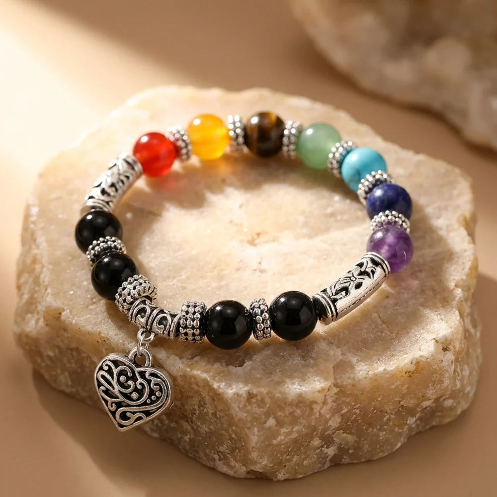 🎁 Bracelet Harmonie 7 Chakras (CADEAU)