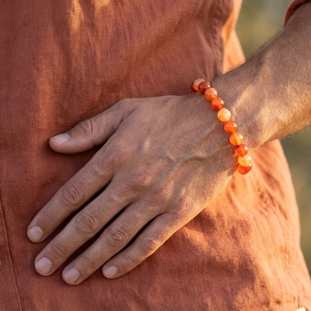 Bracelet en Cornaline