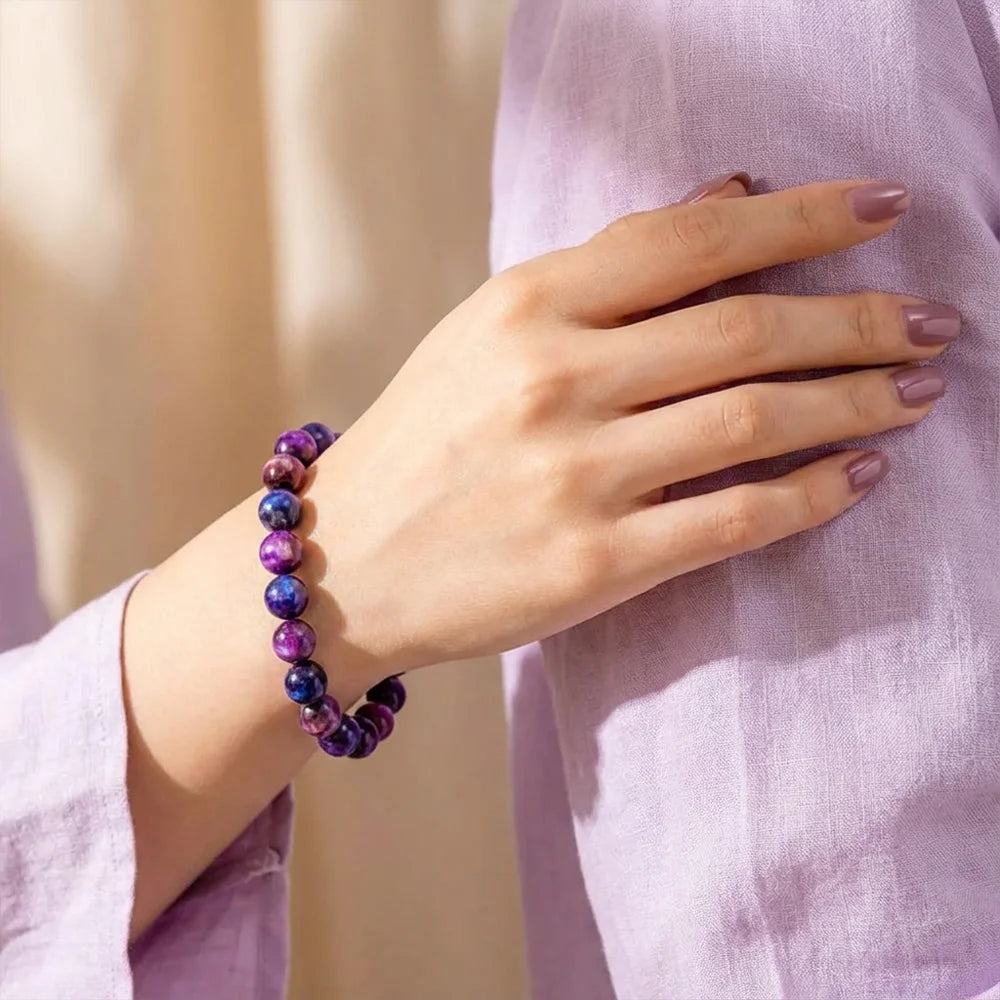 Bracelet en Oeil de Tigre Galactique