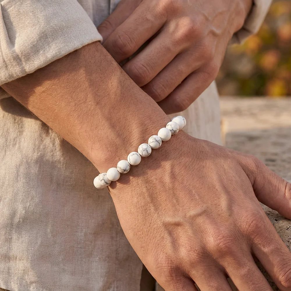 Bracelet en Howlite
