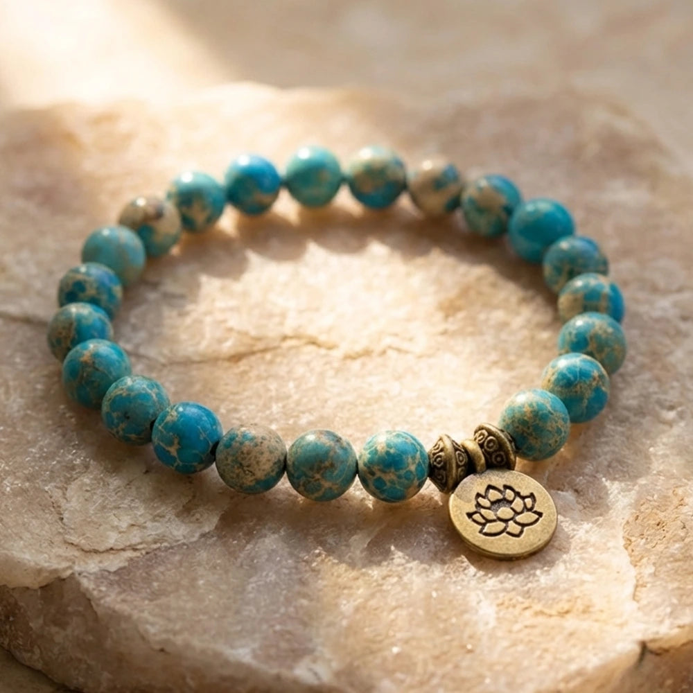 Duo de bracelets en Jaspe - Energie et Confiance