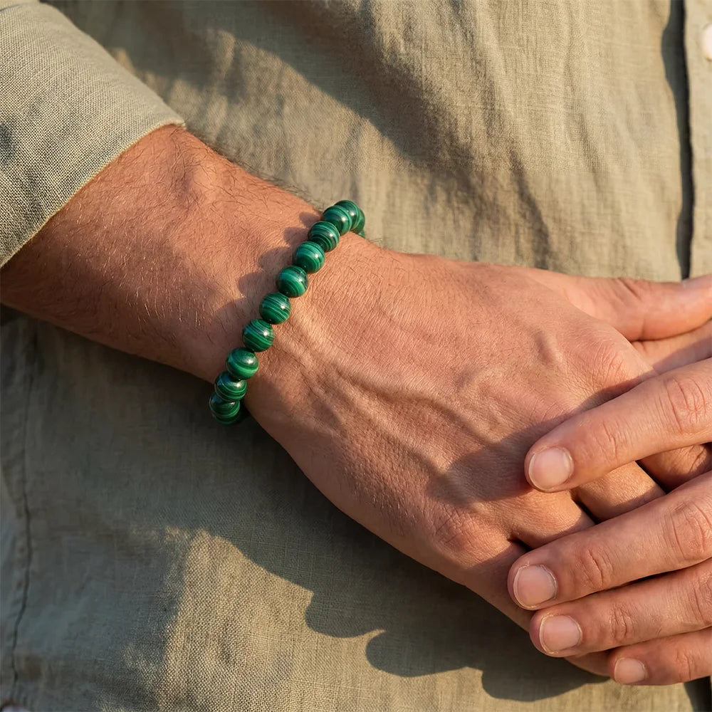 Bracelet en Malachite