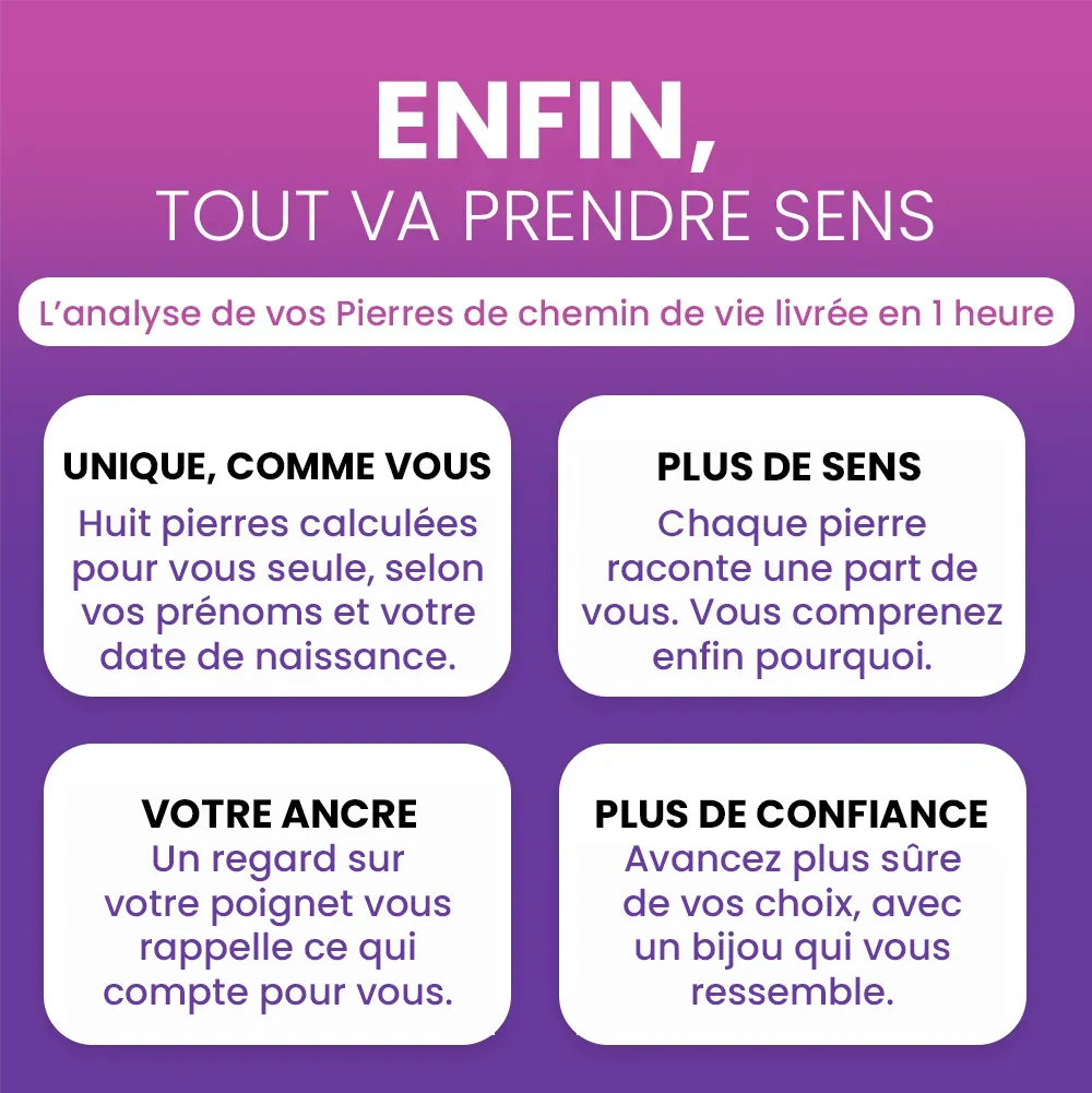 Bracelet Chemin de Vie Personnalisé – Unique, comme vous