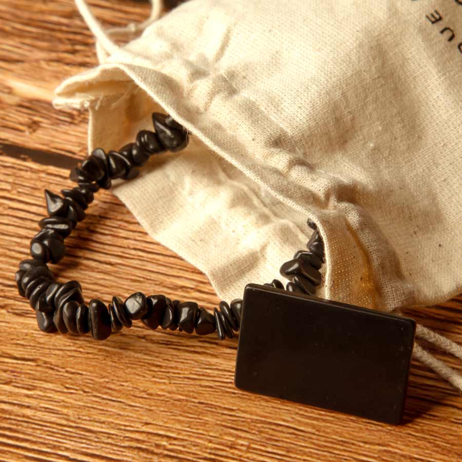 Kit anti ondes Shungite Bracelet Patch téléphone