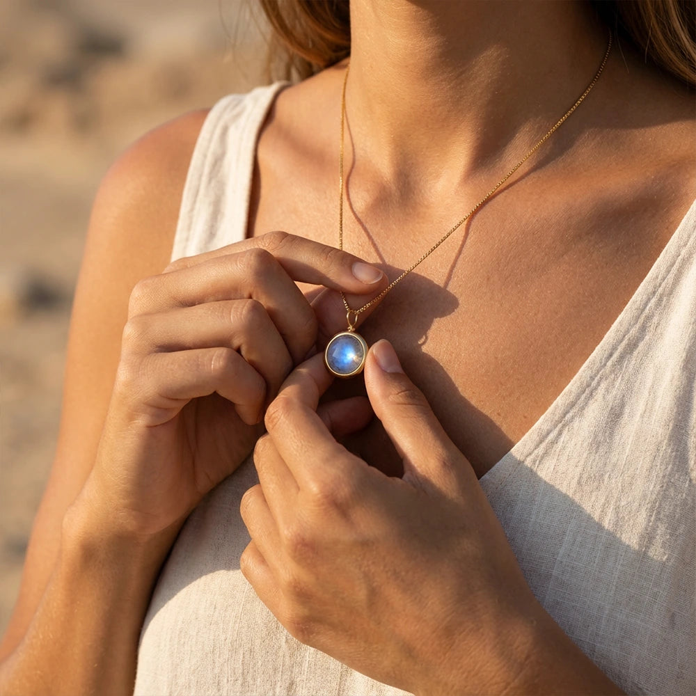 Collier Douceur en Labradorite