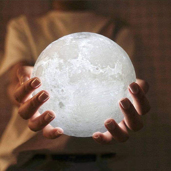 🎁 Lampe Lune Féerique &quot;LUNA&quot; (CADEAU)