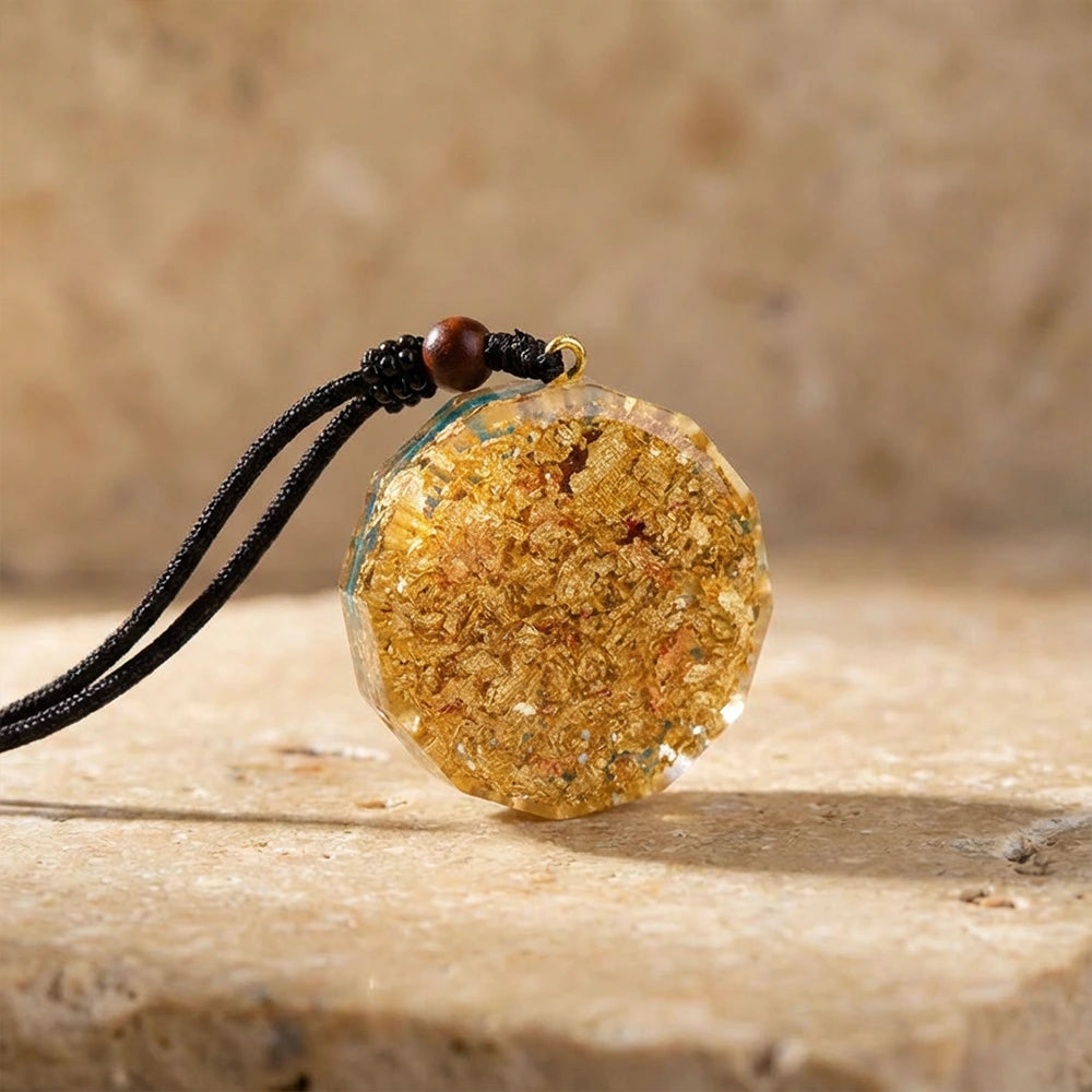 Pendentif Orgonite "Cube de Métatron"