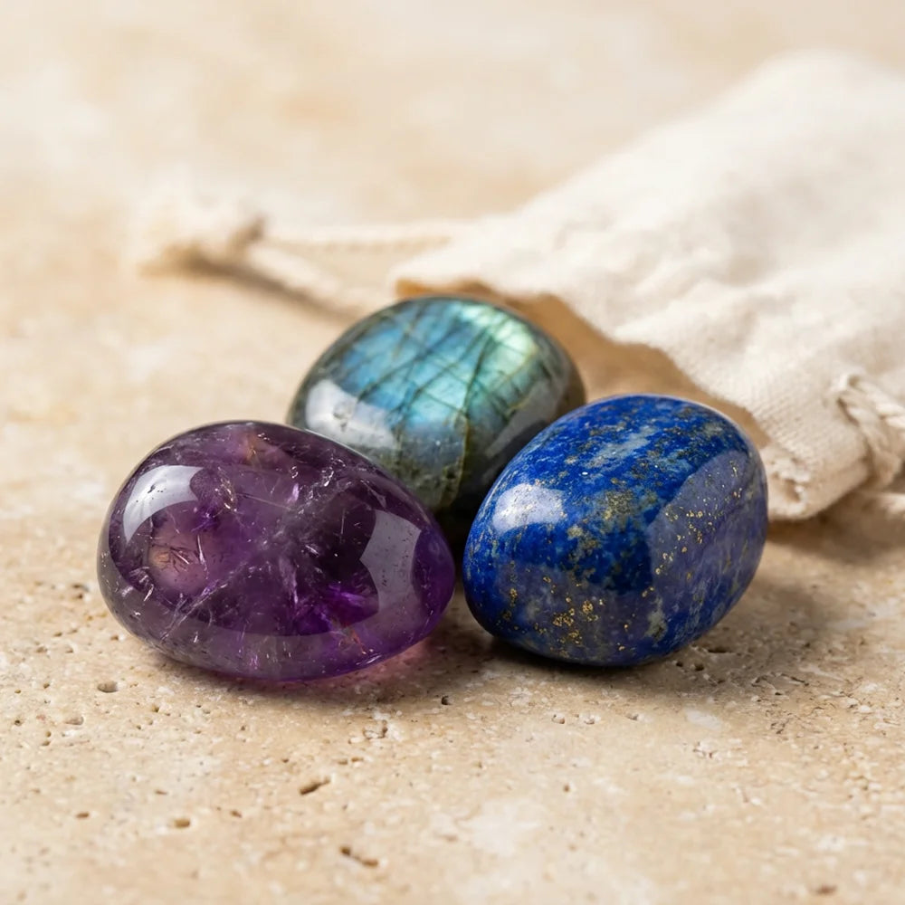 Pochon de Pierres - Soulagement des Migraines