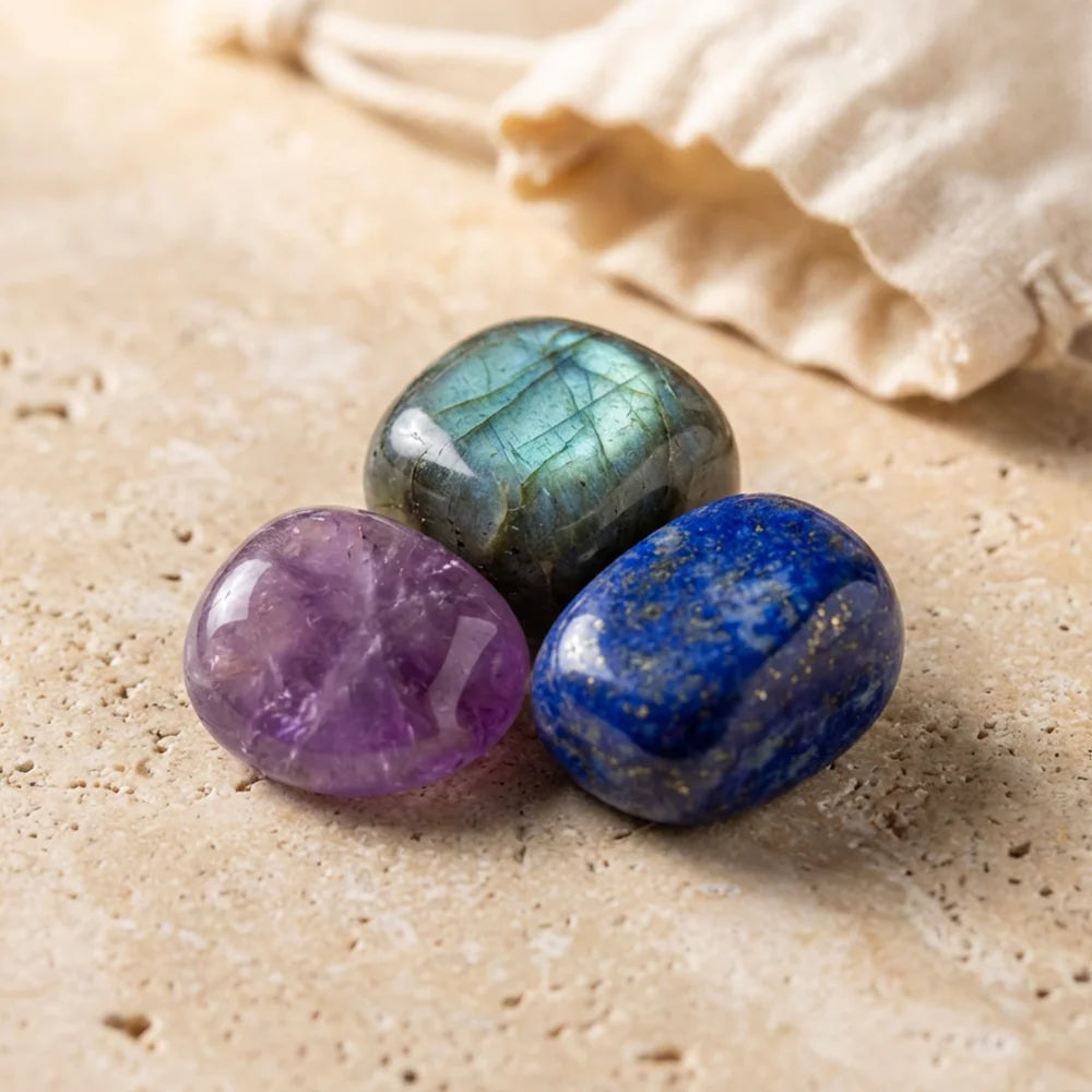 Pochon de Pierres - Soulagement des Migraines