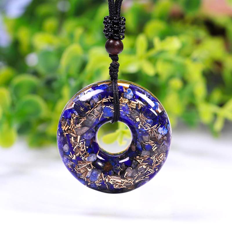 Pendentif Orgonite Lapis Lazuli (CADEAU DE NOËL)