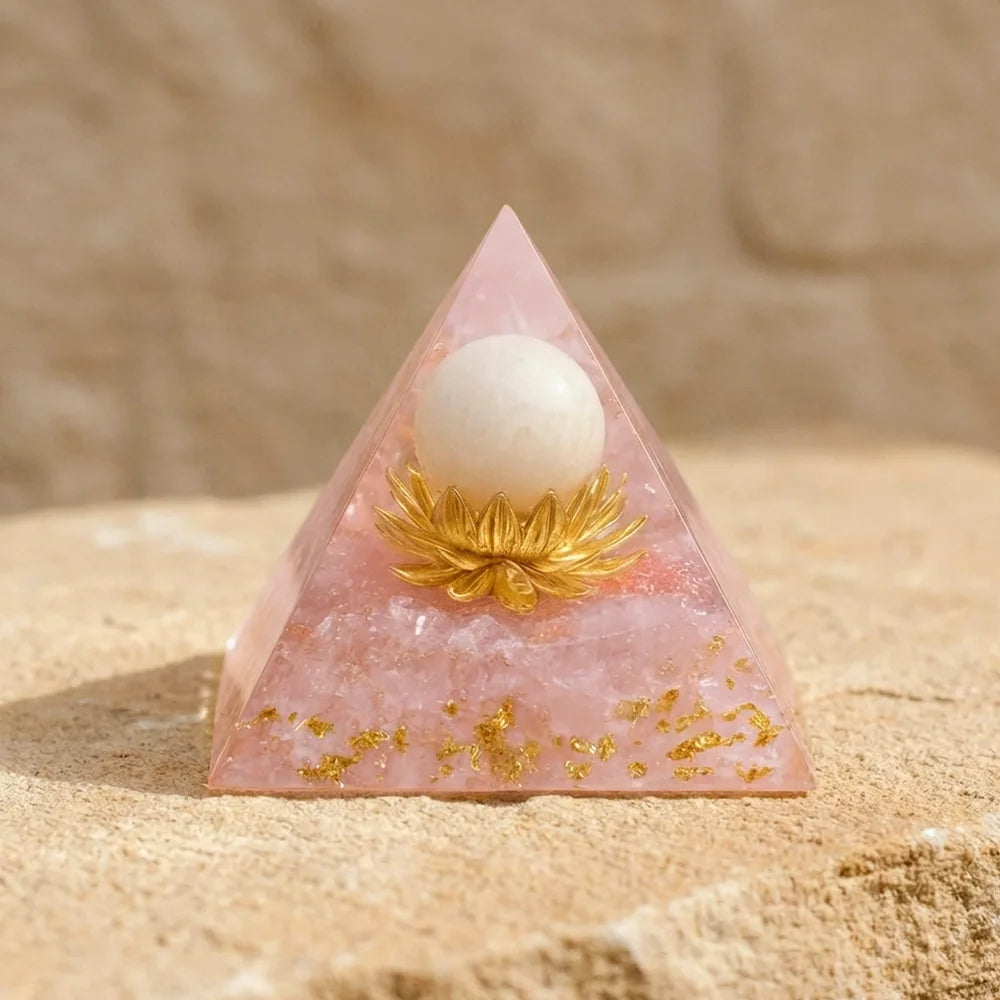 Pyramide Orgonite "Bulle de Tendresse"