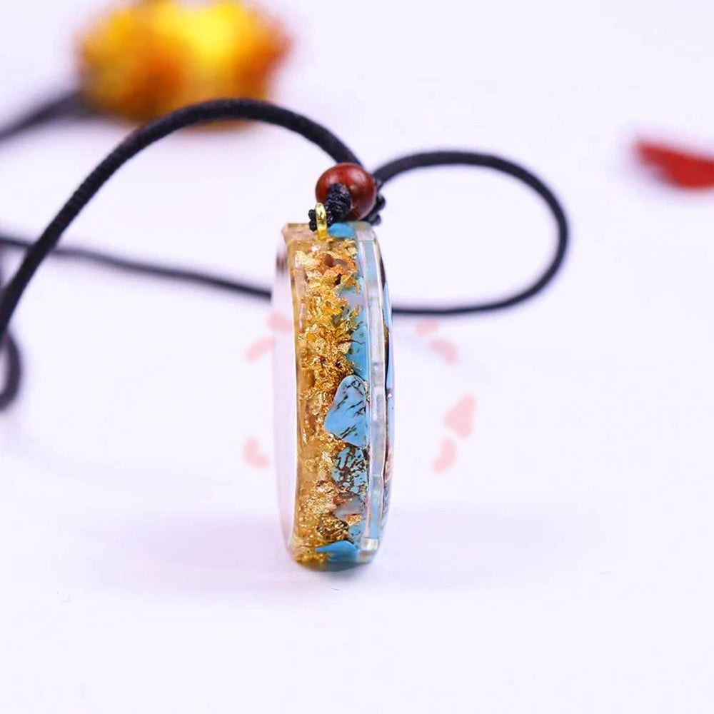 Pendentif Orgonite &quot;Cube de Métatron&quot;