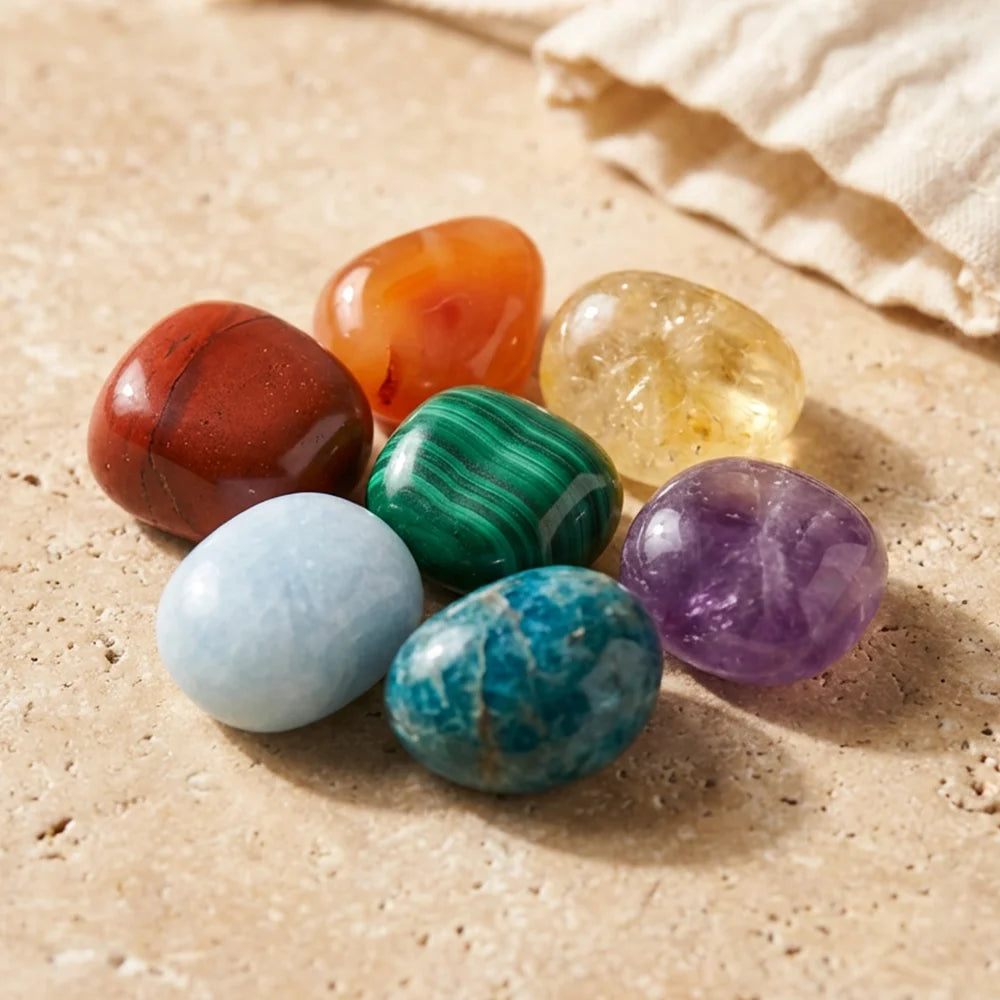 Pochon de Pierres - 7 Chakras