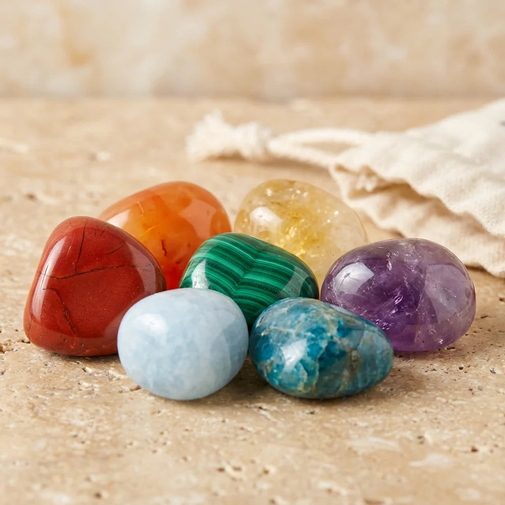 Pochon de Pierres - 7 Chakras