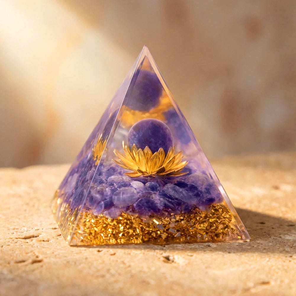 Pyramide Orgonite Sacrée