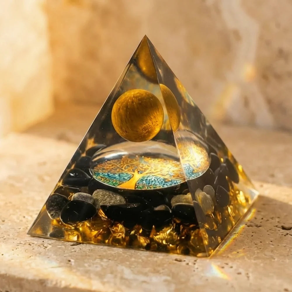 Pyramide Orgonite "Bouclier Astral"