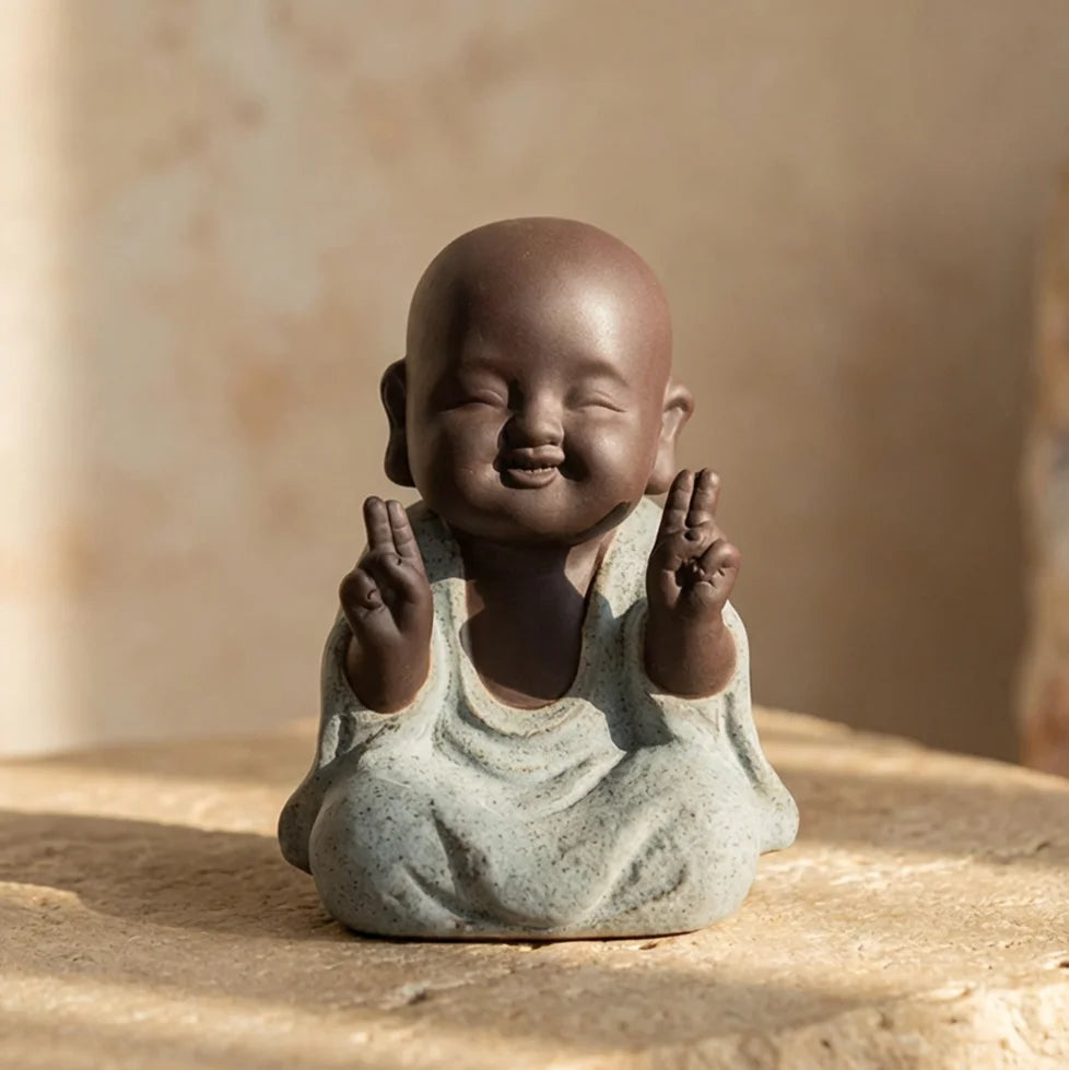 Statuettes Bouddha "Trinité du Bonheur"