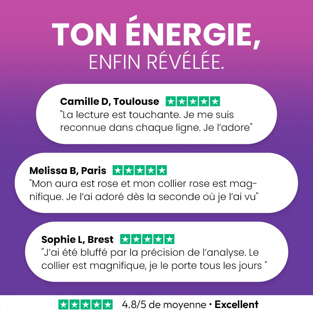 Collier d'Aura Personnalisé