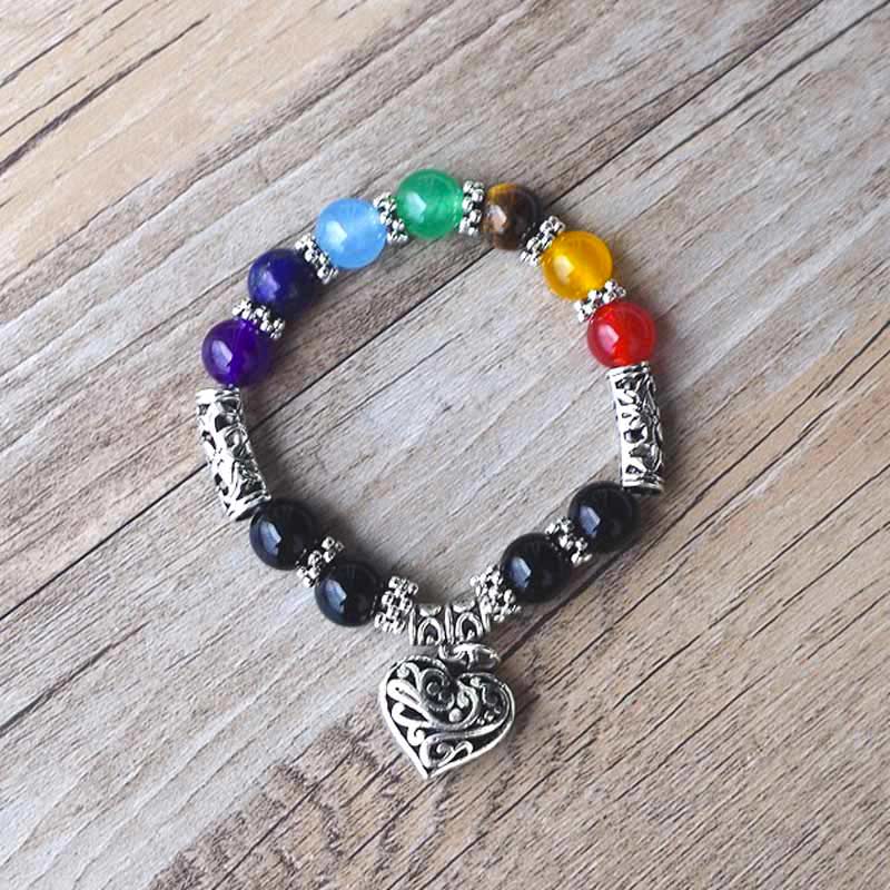 Bracelet 7 Chakras Femme