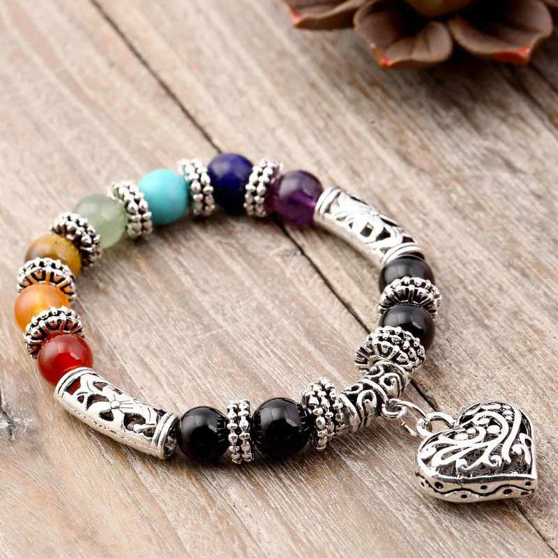 Bracelet 7 Chakras Femme