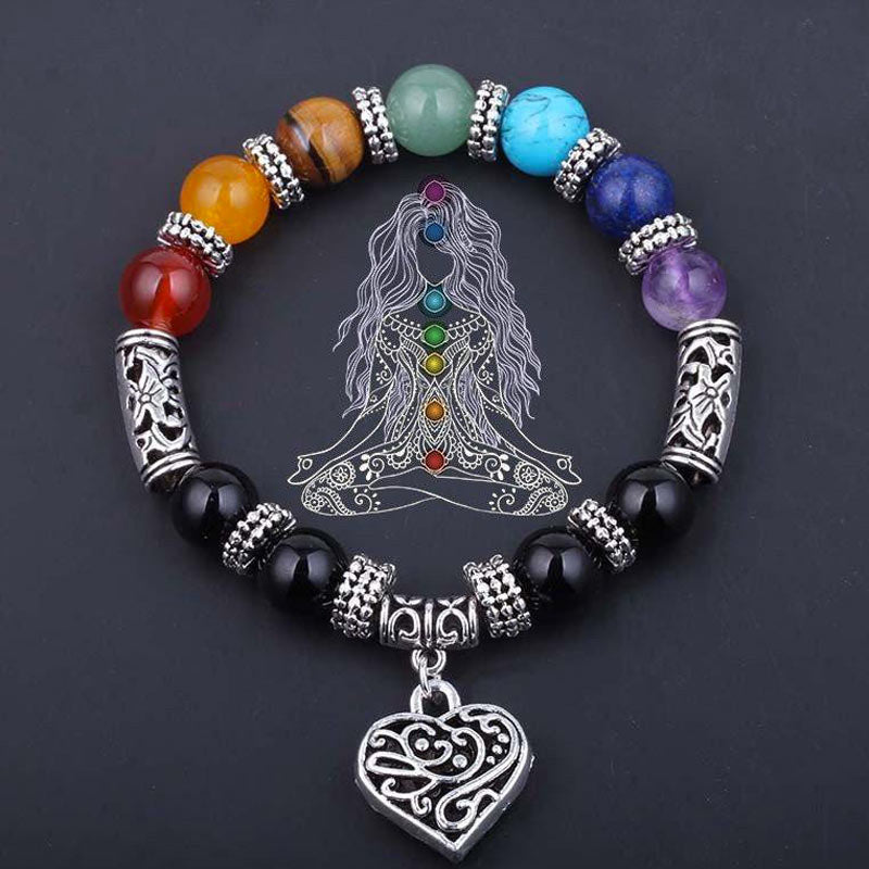 Bracelet 7 Chakras Femme