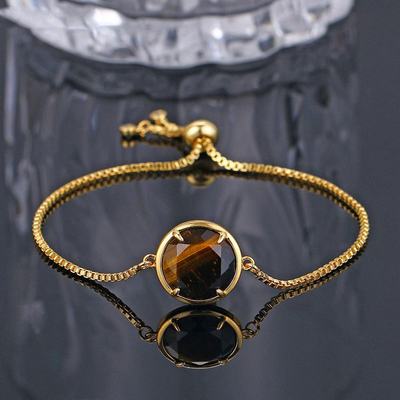 Bracelet Oeil de Tigre Femme Élégante - Boutique Namasté