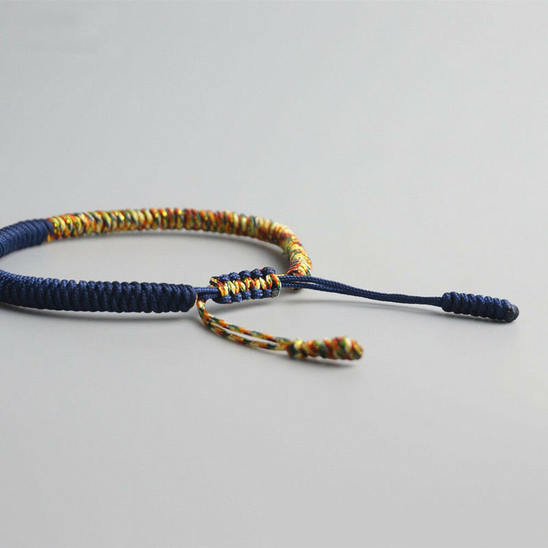 Bracelet Tibétain Bleu et Jaune